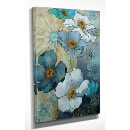 ” Blue Denim Garden I ” by Carol Robinson - Chic Decora