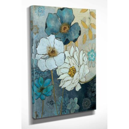 ” Blue Denim Garden II ” by Carol Robinson - Chic Decora