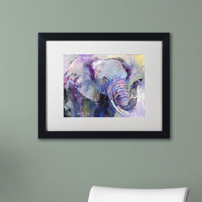 ” Blue Elephant ” by Richard Wallich - Chic Decora