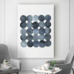 ” Blue Gray Density I “ - Chic Decora