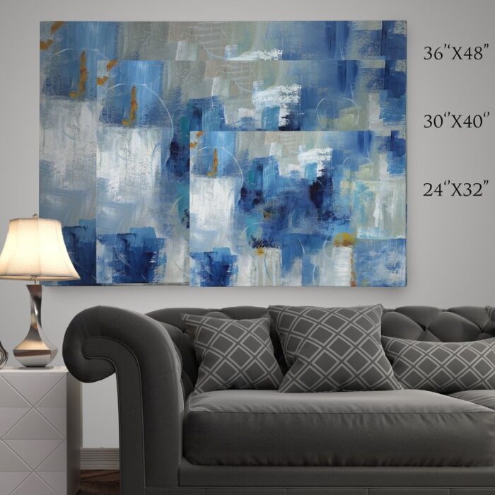 ” Blue Morning ” Painting Print - Chic Decora