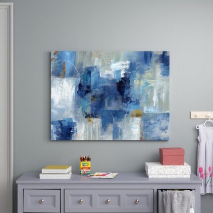 ” Blue Morning ” Painting Print - Chic Decora