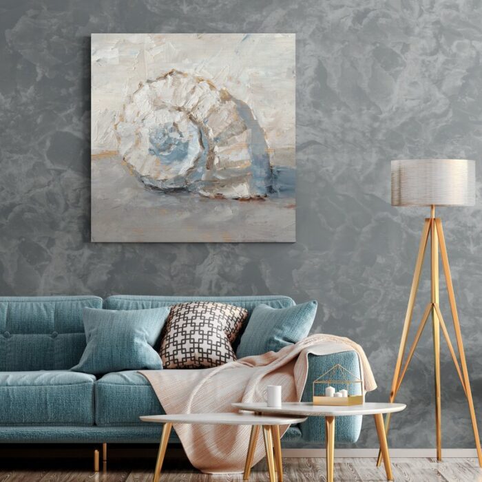 ” Blue Shell Study III “ - Chic Decora