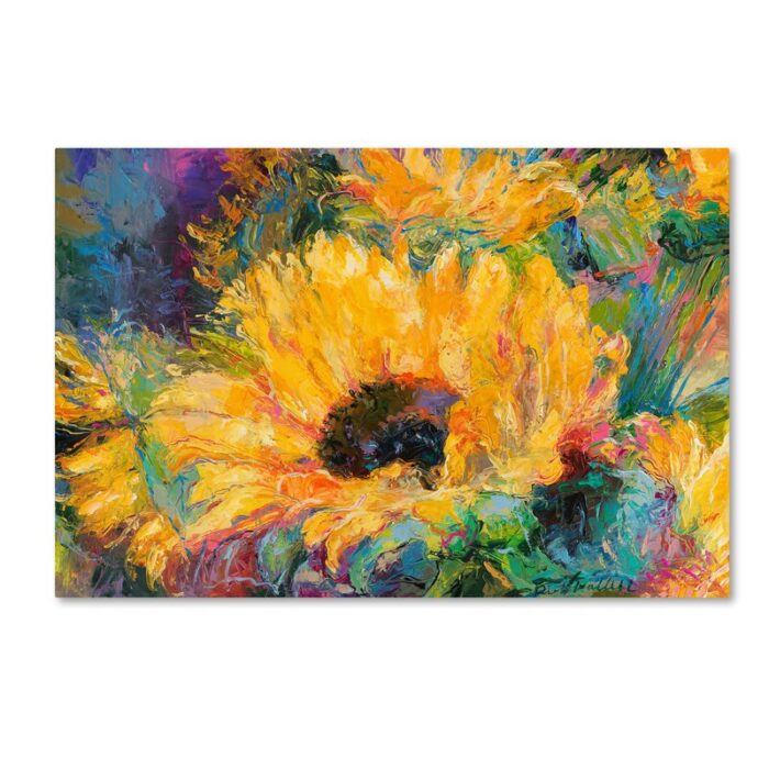 ” Blue Sunflowers ” by Richard Wallich - Chic Decora