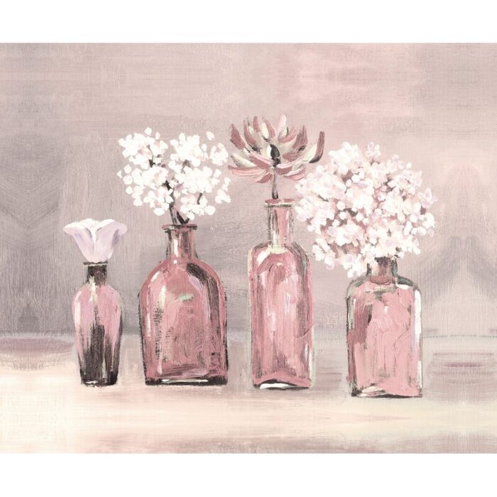 ” Blush Floral Jars “ - Chic Decora