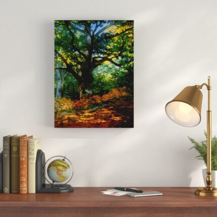 ” Bodmer Oak Fontainebleau Forest ” by Claude Monet - Chic Decora