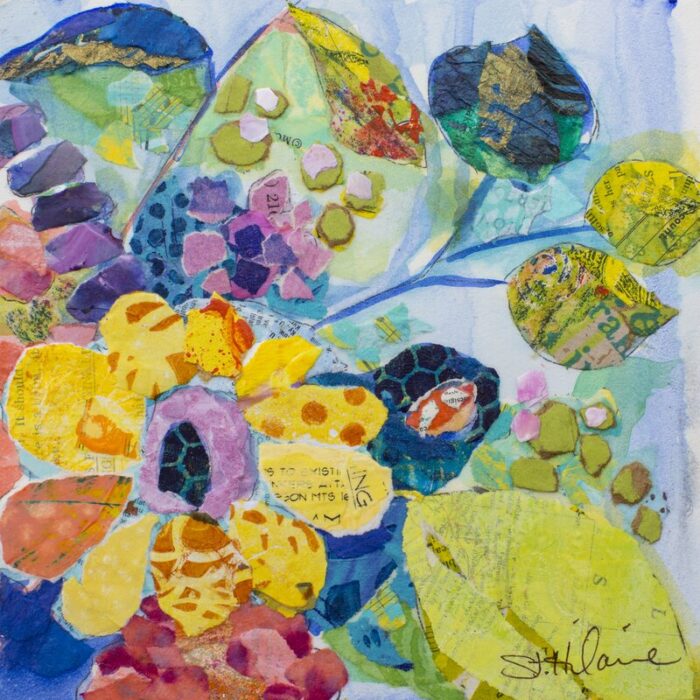 ” Bold Blooms VI ” by Elizabeth St. Hilaire Painting Print - Chic Decora