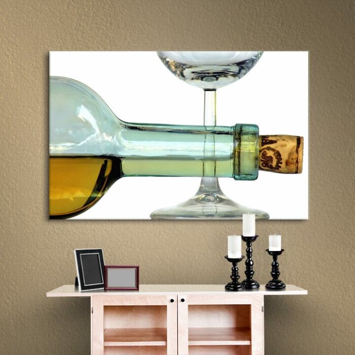 ” Bottle Plus Glass ” by Dan Holm - Chic Decora