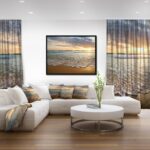 ” Bright Cloudy Sunset In Calm Ocean “ - Chic Decora