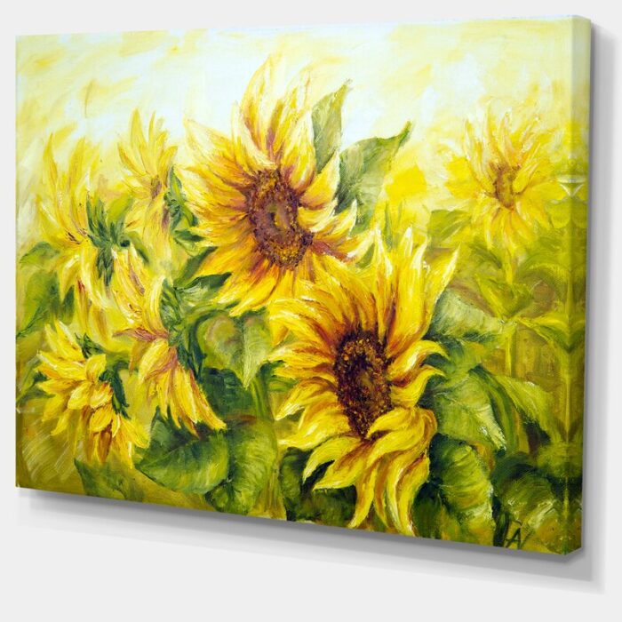 ” Bright Yellow Sunny Sunflowers “ - Chic Decora