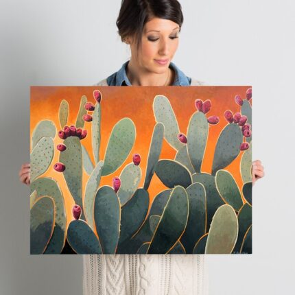 ” Cactus Orange ” by Rick Kersten - Chic Decora