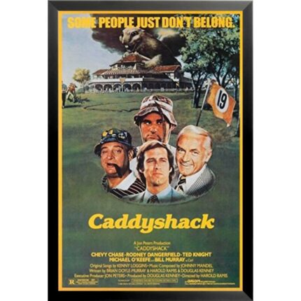 ” Caddyshack 1980 Movie Comedy Classic Chevy Chase Rodney Dangerfield Ted Knight Michael O “ - Chic Decora