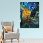 ” Cafe Terrace At Night ” by Vincent Van Gogh - Chic Decora