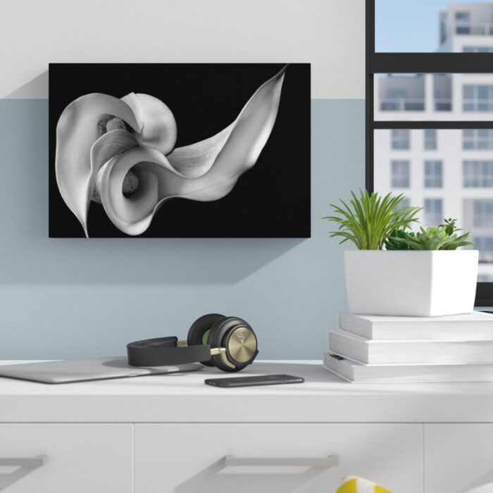 “Calla Lily” Canvas Print by Florianna Barbu Sophisticated Floral Wall Art for Home Decor - Chic Decora