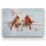 ” Cardinals In Winter “ - Chic Decora