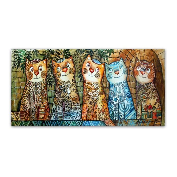 ” Cats Of Israel ” by Oxana Ziaka - Chic Decora