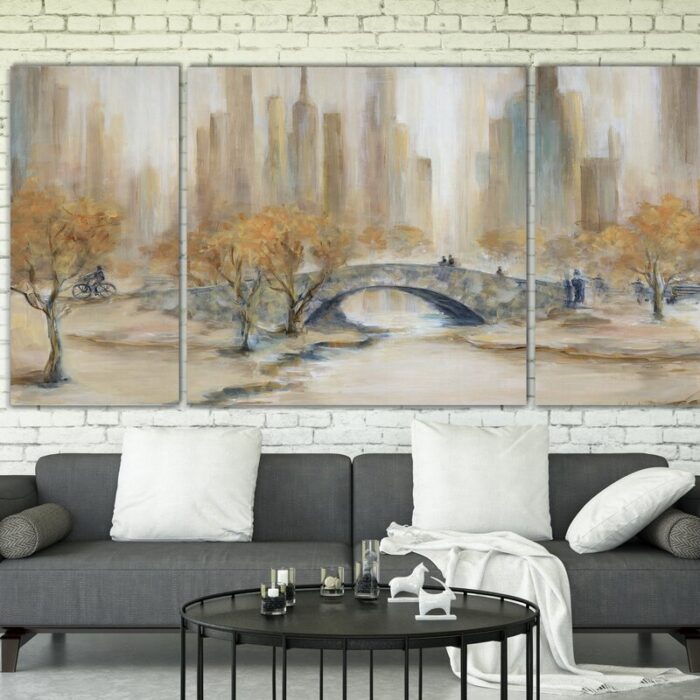 ” Central Park ” Painting Print - Chic Decora