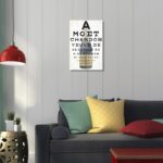 ” Champagne Eye Chart “ - Chic Decora