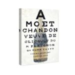 ” Champagne Eye Chart “ - Chic Decora