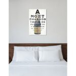 ” Champagne Eye Chart “ - Chic Decora