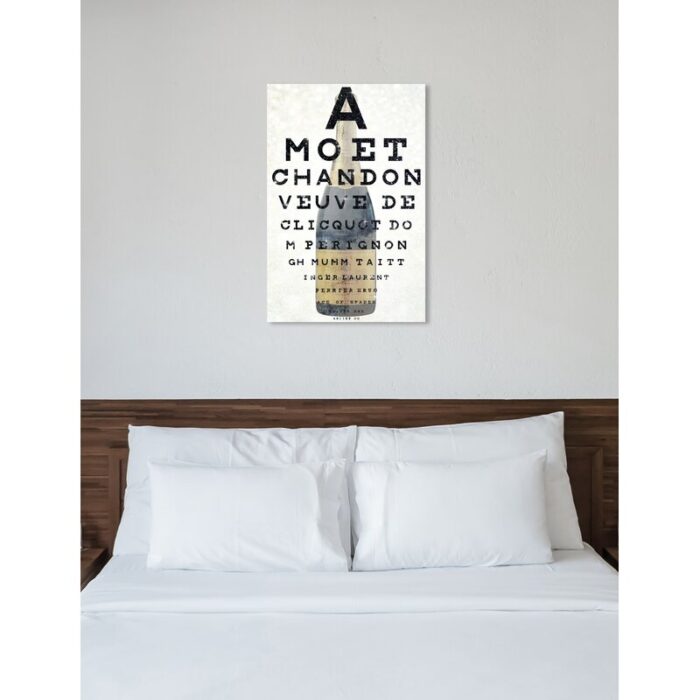 ” Champagne Eye Chart “ - Chic Decora