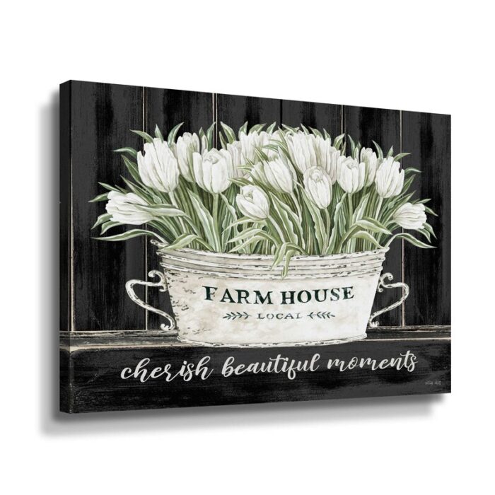 “Cherish Beautiful Moments” Graphic Art on Canvas by Cindy Jacobs Inspirational Wall Art - Chic Decora