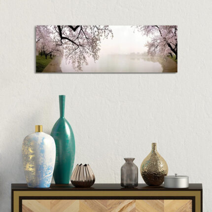 ” Cherry Blossoms At The LakesideWashington DC, USA ” by Panoramic Images - Chic Decora