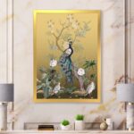 ” Chinoiserie With Birds And Peonies VI ” Painting Print - Chic Decora