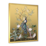 ” Chinoiserie With Birds And Peonies VI ” Painting Print - Chic Decora