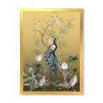 ” Chinoiserie With Birds And Peonies VI ” Painting Print - Chic Decora