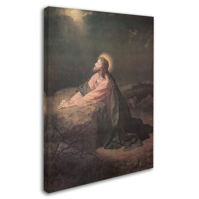 ” Christ In The Garden Of Gethsemane ” by Heinrich Hofmann - Chic Decora