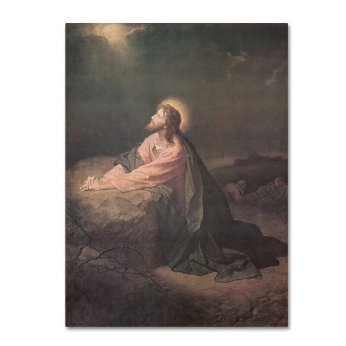 ” Christ In The Garden Of Gethsemane ” by Heinrich Hofmann - Chic Decora