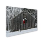 ” Christmas Barn In The Snow ” by Kurt Shaffer - Chic Decora