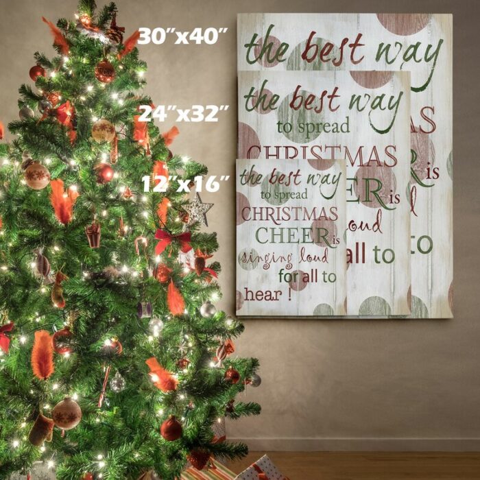 ” Christmas Cheer Type ” by Carol Robinson - Chic Decora