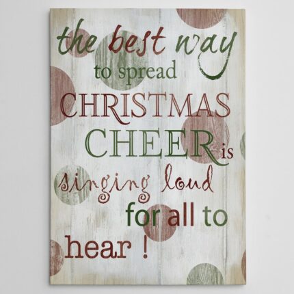 ” Christmas Cheer Type ” by Carol Robinson - Chic Decora