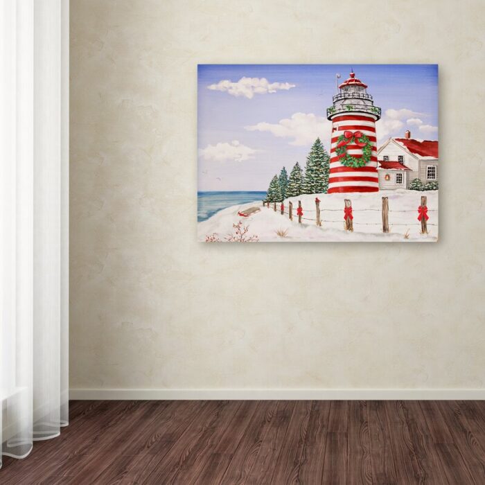 ” Christmas Lighthouse ” by Jean Plout - Chic Decora