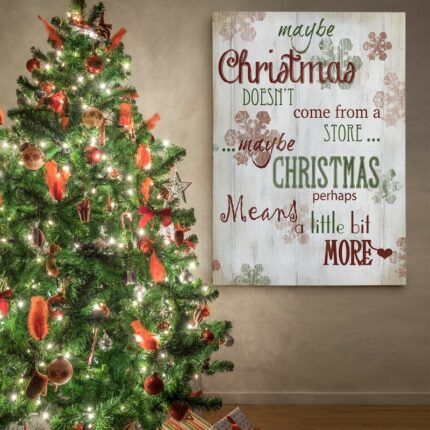 ” Christmas Means More Type ” by Carol Robinson - Chic Decora