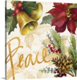 ” Christmas Poinsettia II ” by Lanie Loreth - Chic Decora