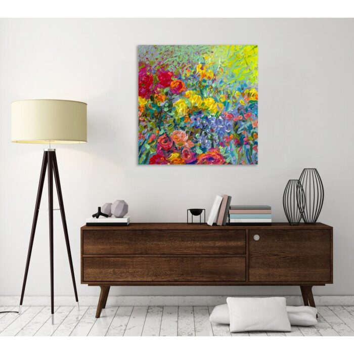 ” Clay Flowers ” by Iris Scott Painting Print - Chic Decora