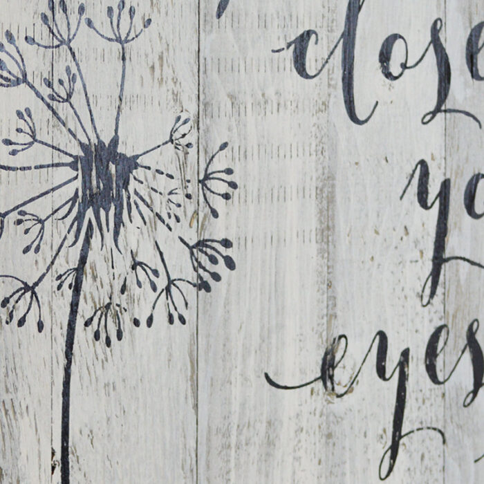 ” Close Your Eyes And Make A Wish “ - Chic Decora