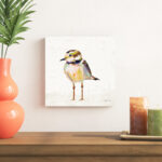 ” Coastal Plover II Linen ” by Jeanette Vertentes - Chic Decora