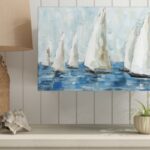 ” Coastal Sailboat Race “ - Chic Decora