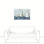 ” Coastal Sailboat Race “ - Chic Decora