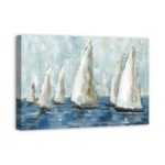 ” Coastal Sailboat Race “ - Chic Decora