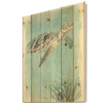 ” Coastal Sea Life I Turtle Sketches “ - Chic Decora