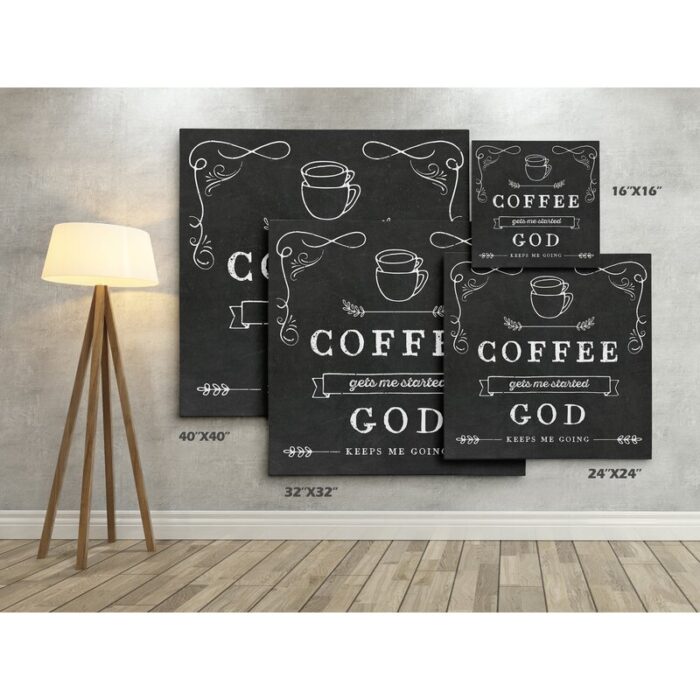 ” Coffee Gets Me Started “ - Chic Decora