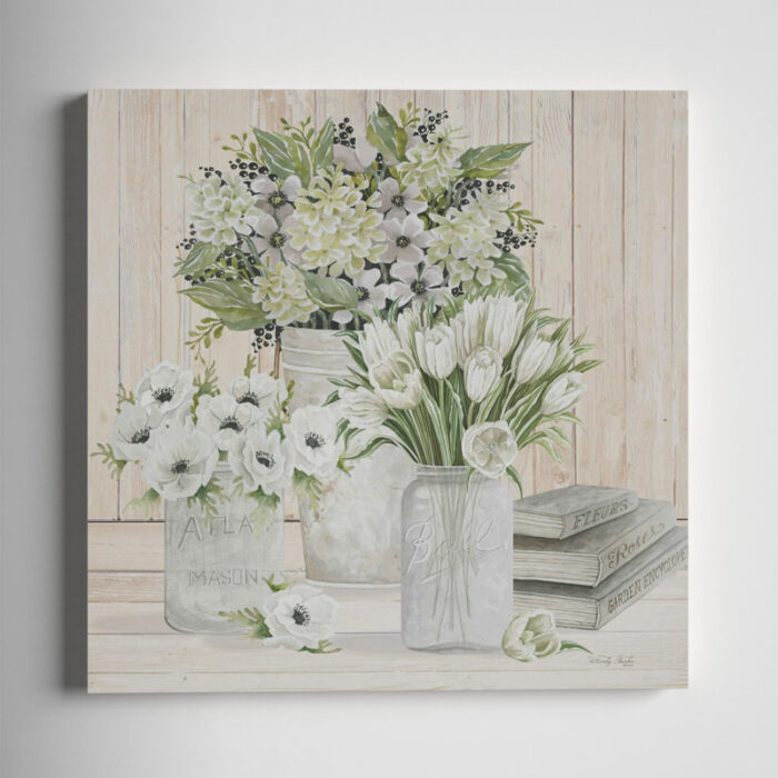 ” Collection Of White Flowers “ - Chic Decora