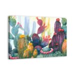 ” Colorful Blooming Cactus “ - Chic Decora