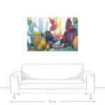 ” Colorful Blooming Cactus “ - Chic Decora