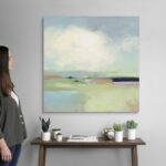 ” Colorful Horizon I ” by Julia Purinton Painting Print - Chic Decora